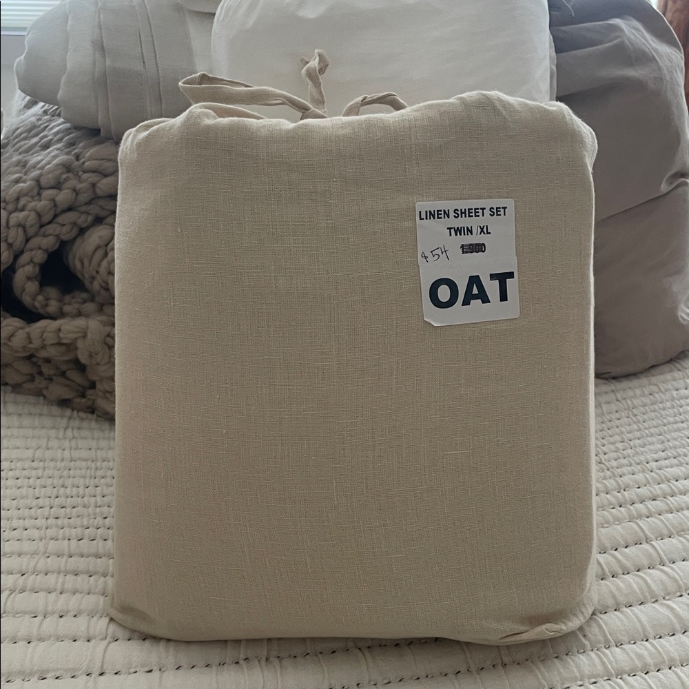 Quince Linen Sheet Set Twin XL
